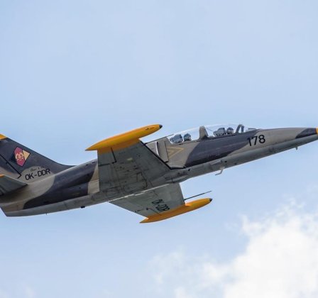 Let stíhačkou L-39 Albatros Brno