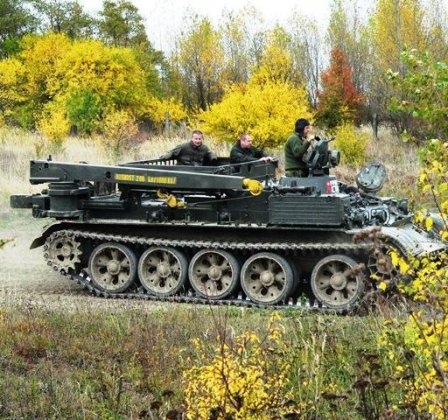 Řízení vyprošťovacího tanku VT 55