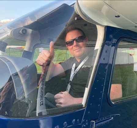 Privátní let pilotem letadla na zkoušku Brno