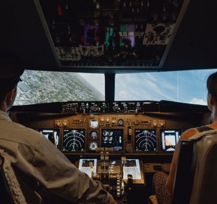 Simulátor Boeing 737NG na Moravě