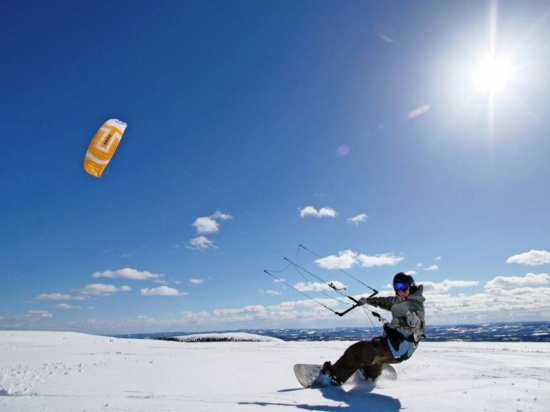 Snowkiting