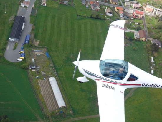 Pilotem letadla na zkoušku Příbram