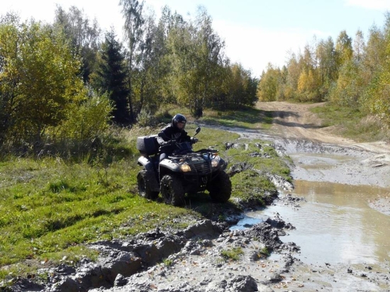 Extreme jízda na čtyřkolce