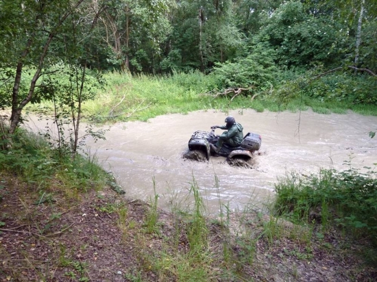 Extreme jízda na čtyřkolce