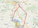 Vyhlídkový let nad jižní Moravou pro 3 osoby trasa