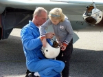 Let stíhačkou L-29 Delfín Brno